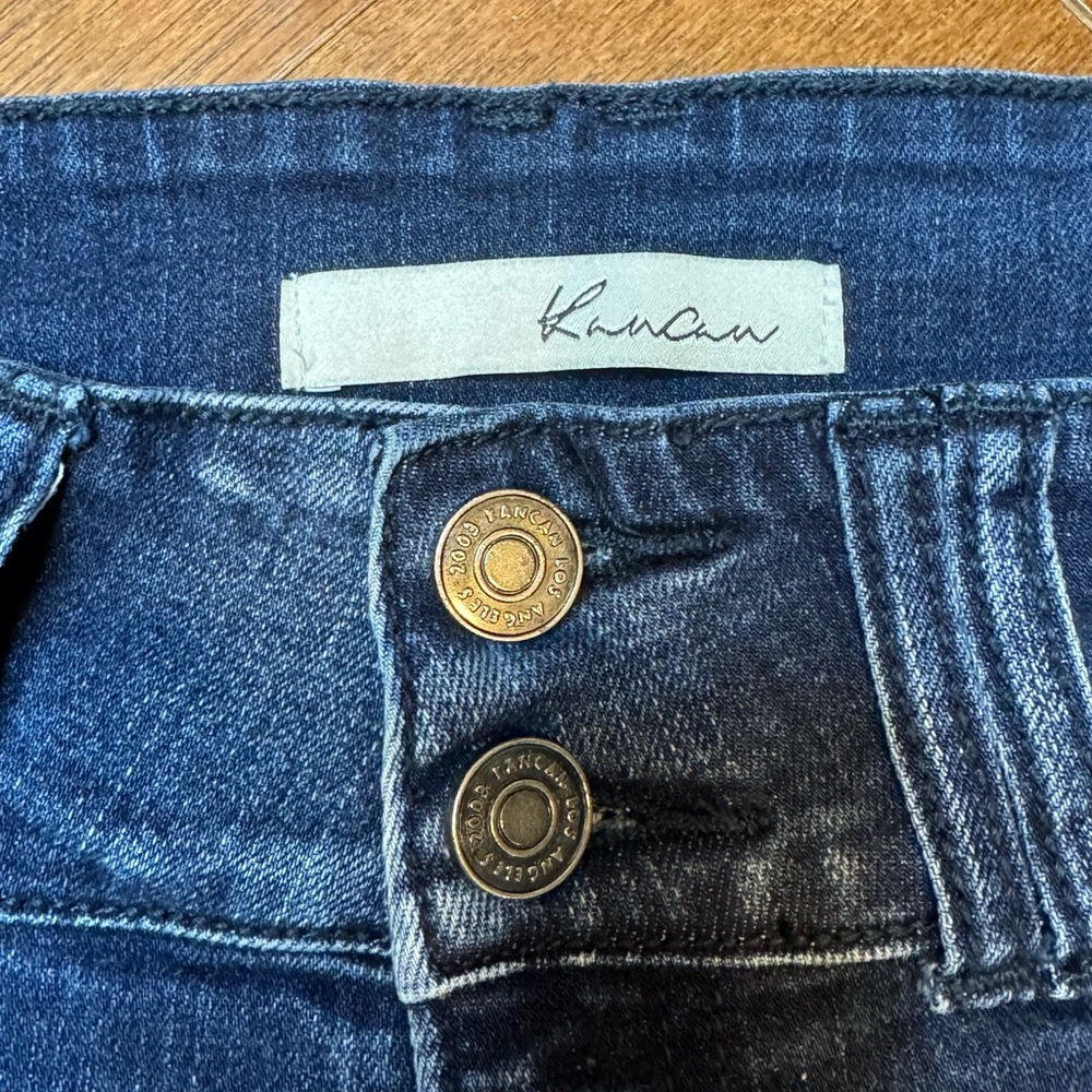 KANCAN Women's Blue Distressed Skinny Jeans - Picture 7 of 8